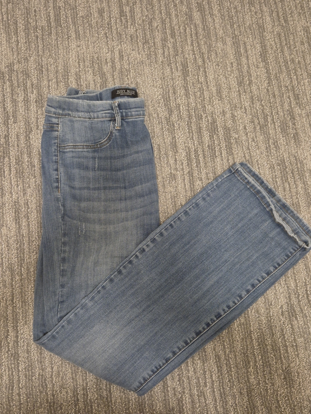 Judy Blue Slim Bootcut Stretch Jeans Size 15/32 Medium Wash Pull On Style